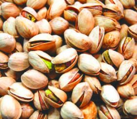 Les pistaches sont des noix qui ont un effet bénéfique sur la transpiration chez les hommes.