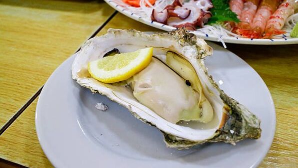 Fruits de mer pour la puissance